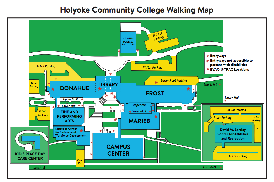 Campus Map | Holyoke Community College | Holyoke Community College